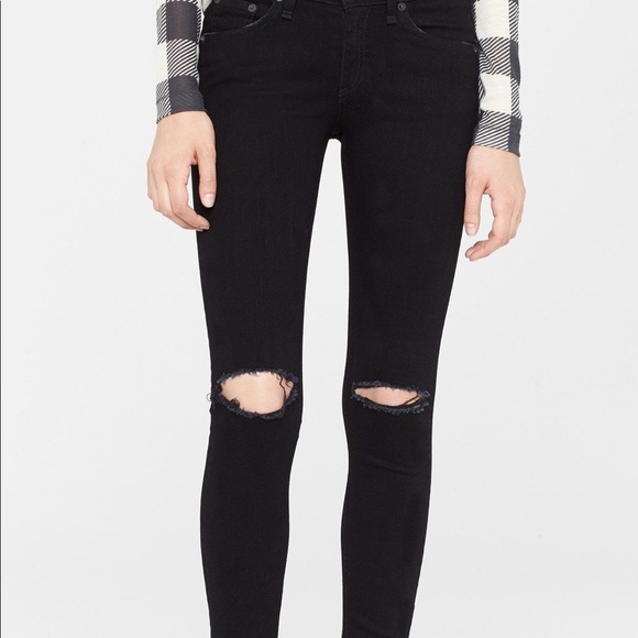 Rag and Bone distressed skinny jeans - Picture 1 of 6